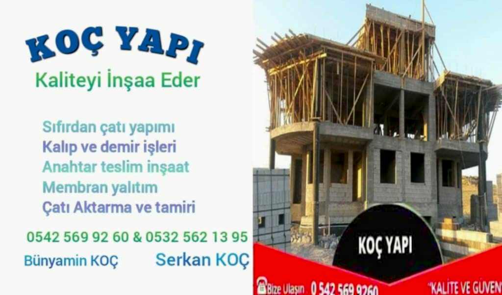 Kalıp ve çatı yapımı